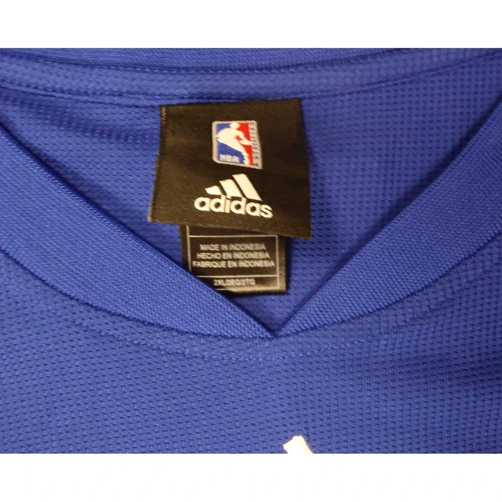 Adidas NBA Los Angeles Clippers Shooting Shirt Mens 2XL Blue Red Sleeveless